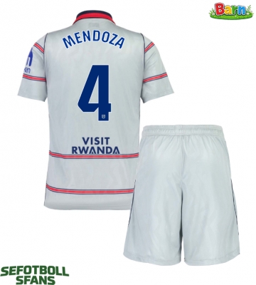 Atletico Madrid Rodrigo Mendoza #4 Tredjeställ Barn 2026-27 Kortärmad (+ Korta byxor)